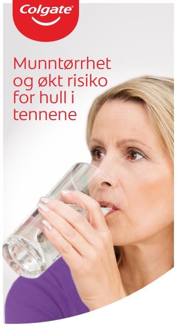 Munntørrhet og økt risiko for hull i tennene